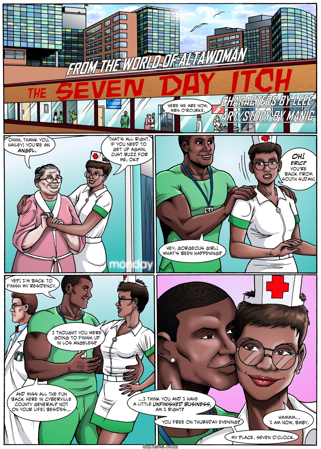 Manic Comics - Coceira de sete dias com a sensual lauress - Página 1