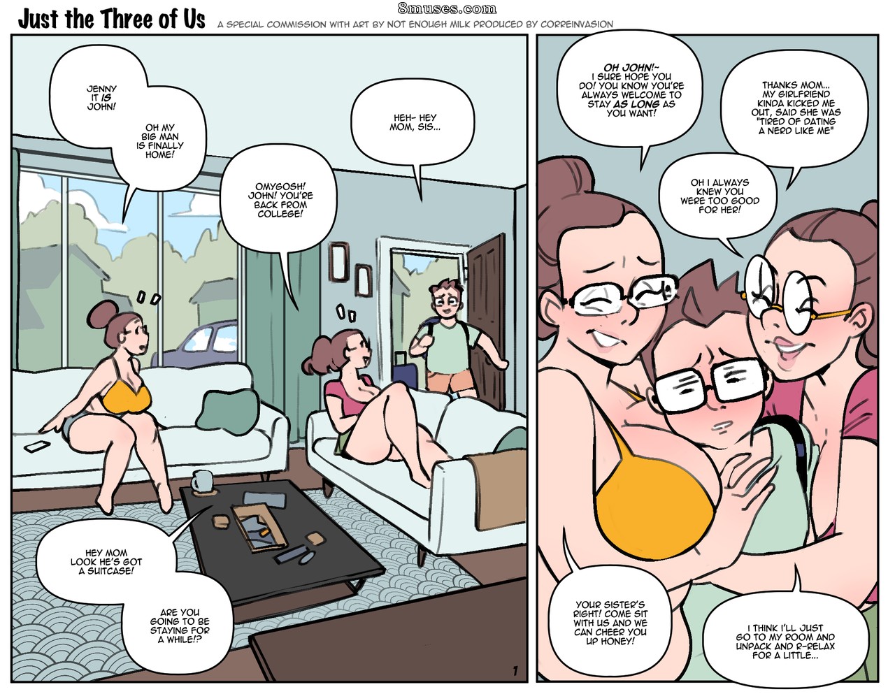NotEnoughMilk Comics - Just the three of us - Page 2