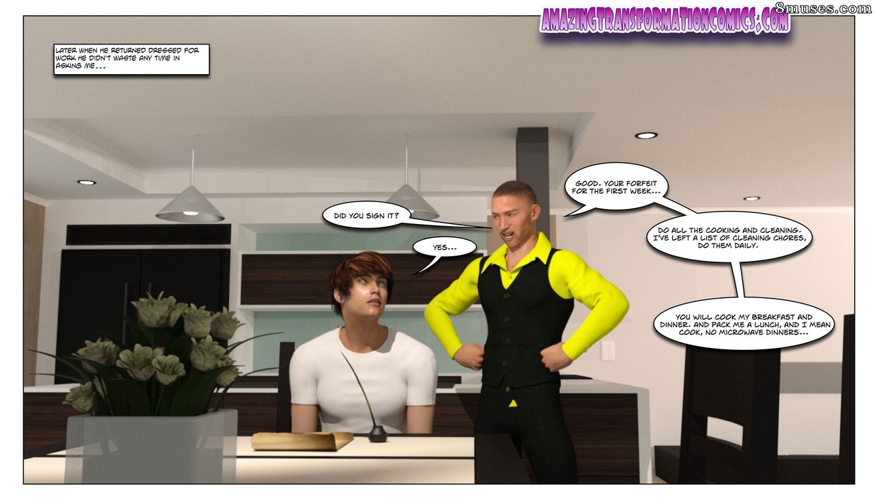 Amazing Transformation Comics - My Roommates Sexy Maid Is Me - Page 11