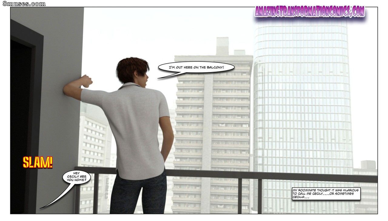 Amazing Transformation Comics - My Roommates Sexy Maid Is Me - Page 3