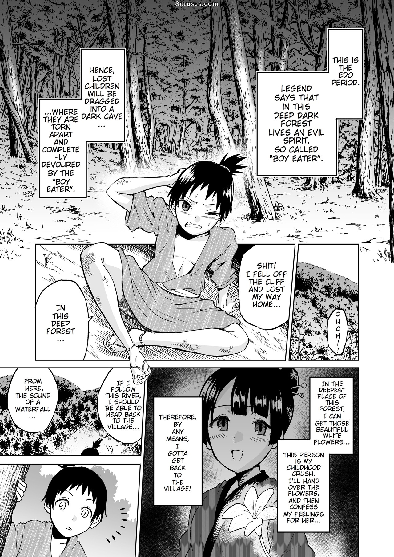Bose - Seduced by a Beautiful Female Yokai in the Depths of the Forest - Page 3
