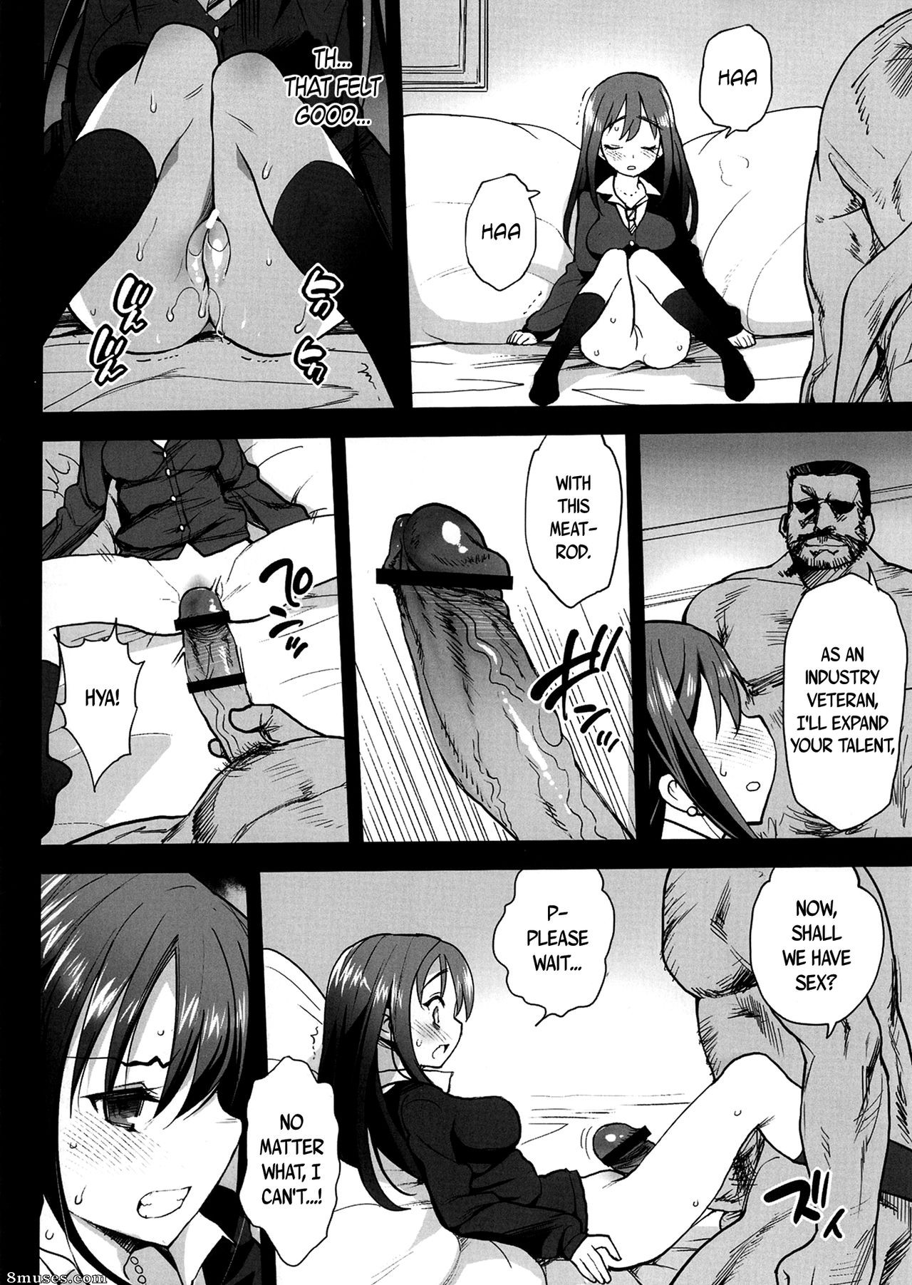 Eromazun (Ma-kurou) - Shibuya Rin Falls - An Old Guy Has Paid Sex With Shibuya Rin - Page 9