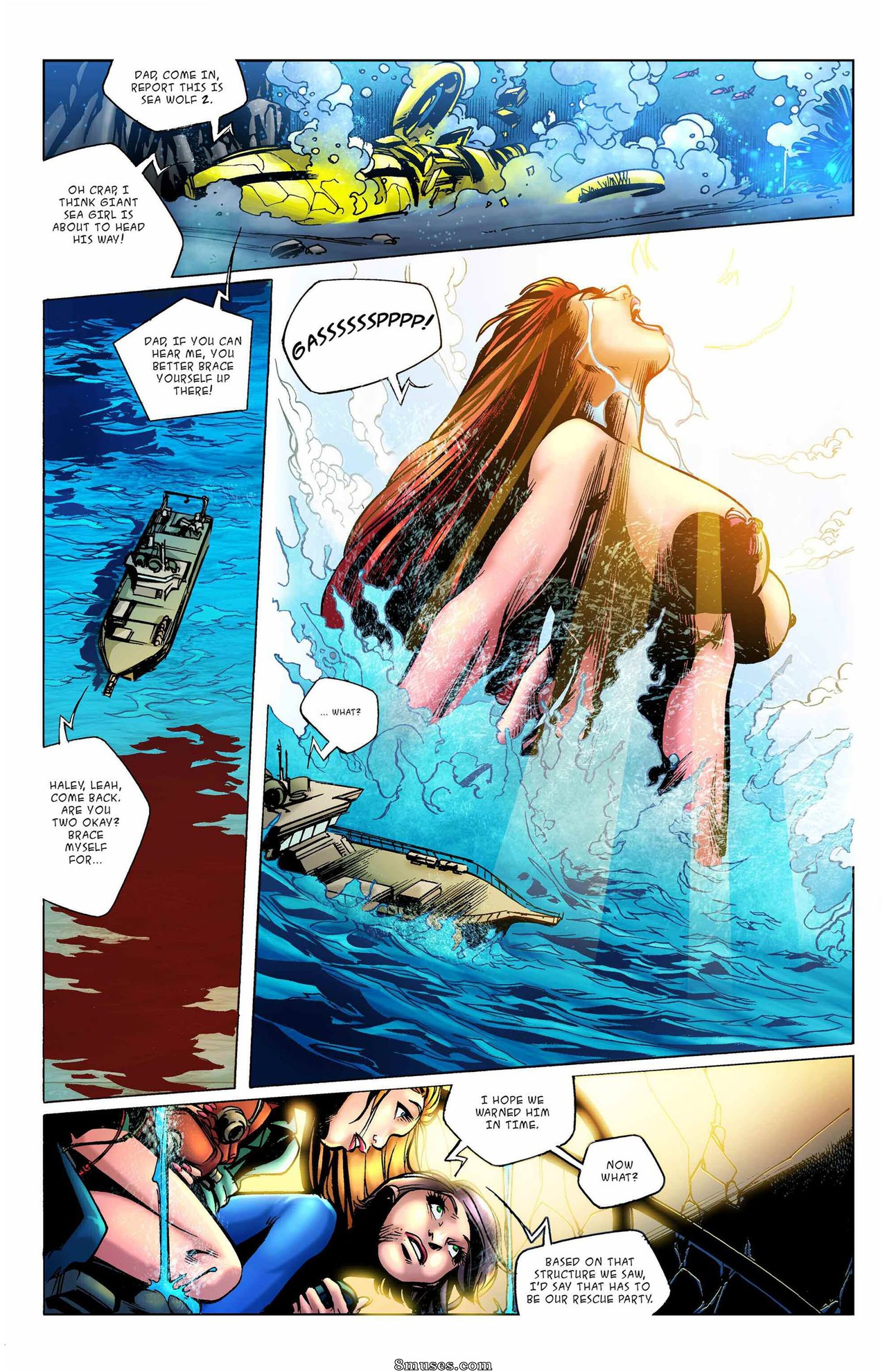 Giantess Club Comics - Bubbling Up from the Abyss - Page 35