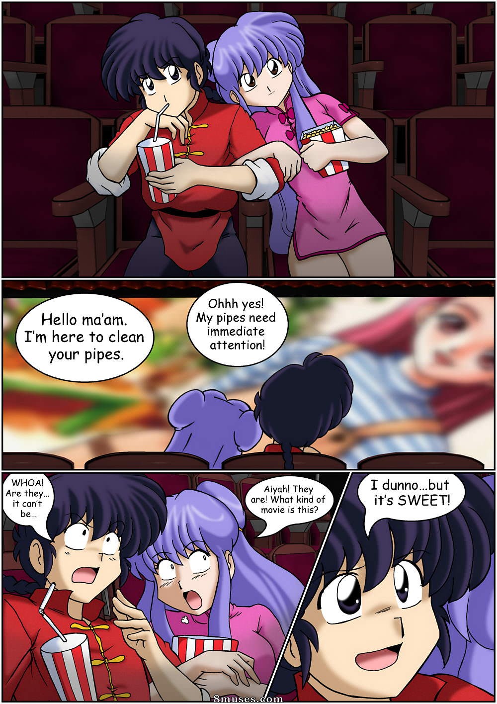 Ranma Books Comics - Caos cinematográfico de medianoche - Página 21