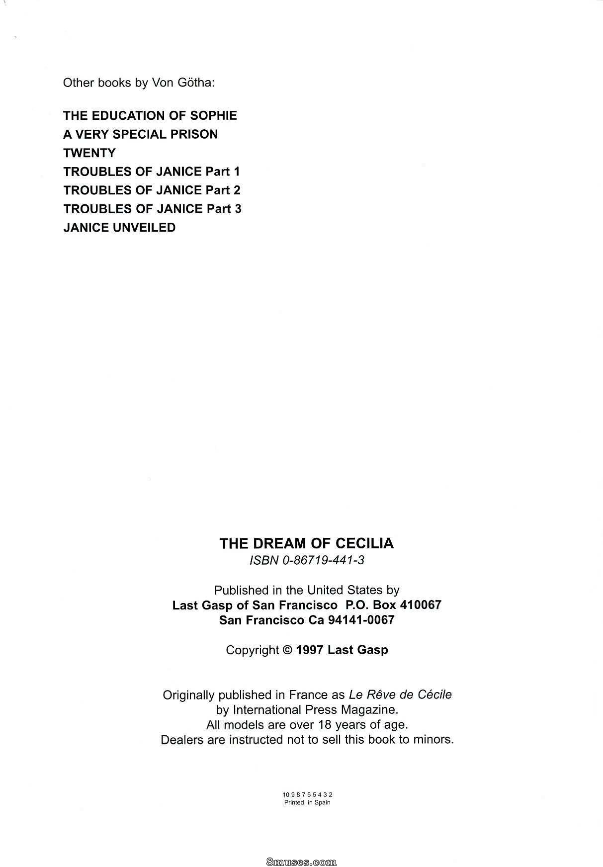 Erich Von Gotha Comics - The Dream of Cecilia - Page 3