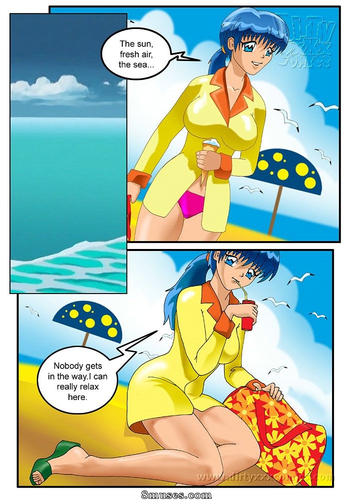 DirtyXXXComics.com Comix - Vacaciones en la playa perra - Página 2