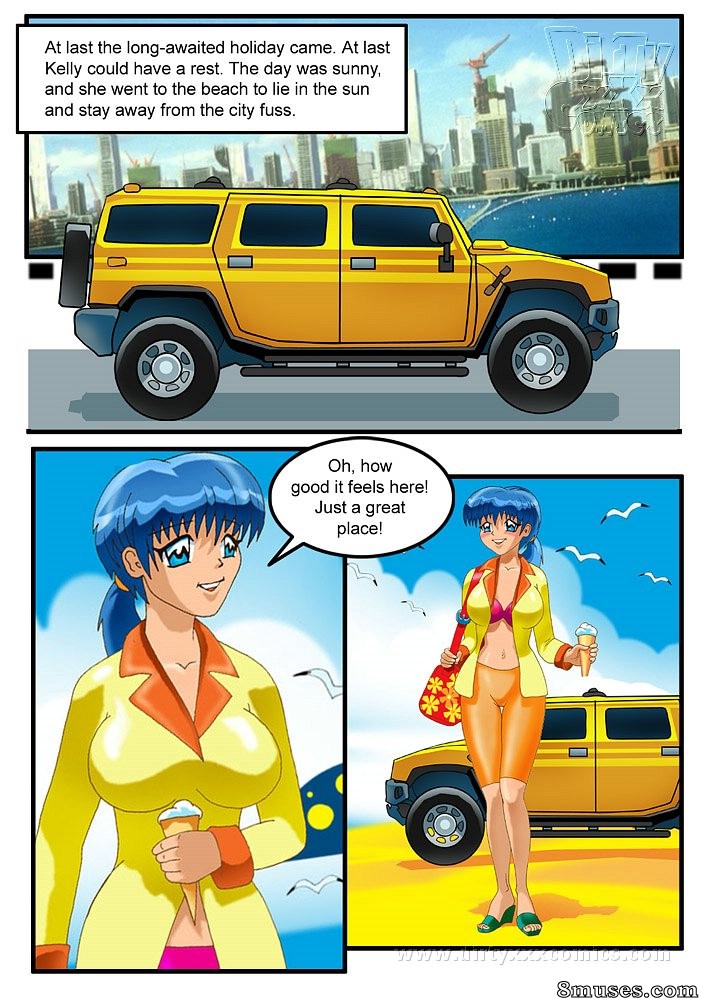 DirtyXXXComics.com Comix - Feriados na praia - puta - Página 1