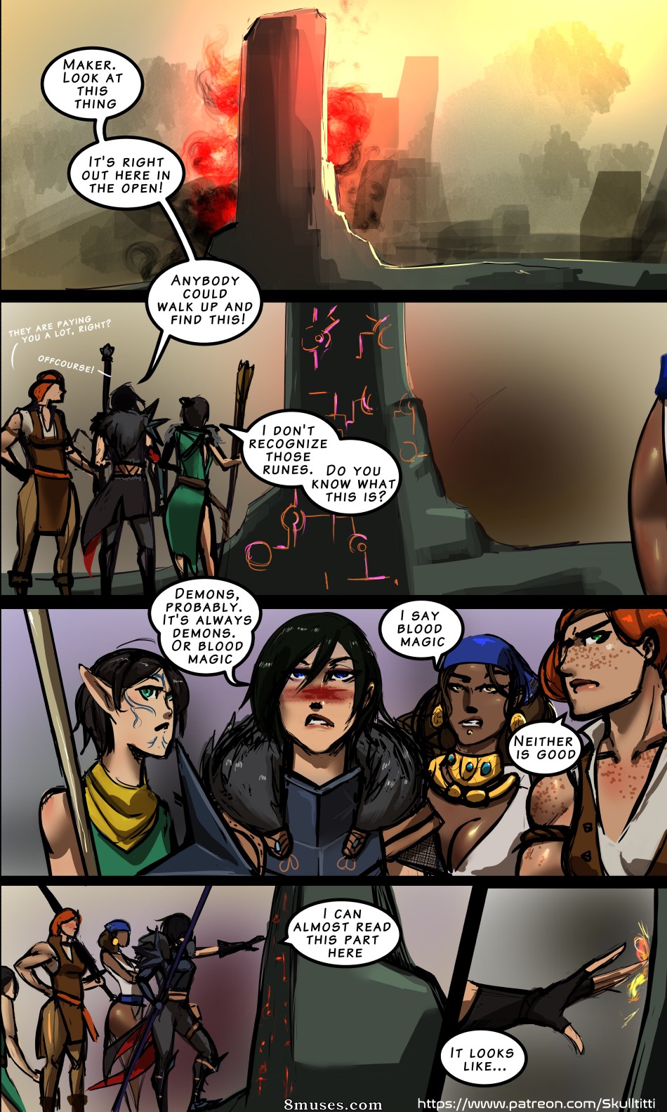 Skulltitti Comics - Músculo contratado - Página 1