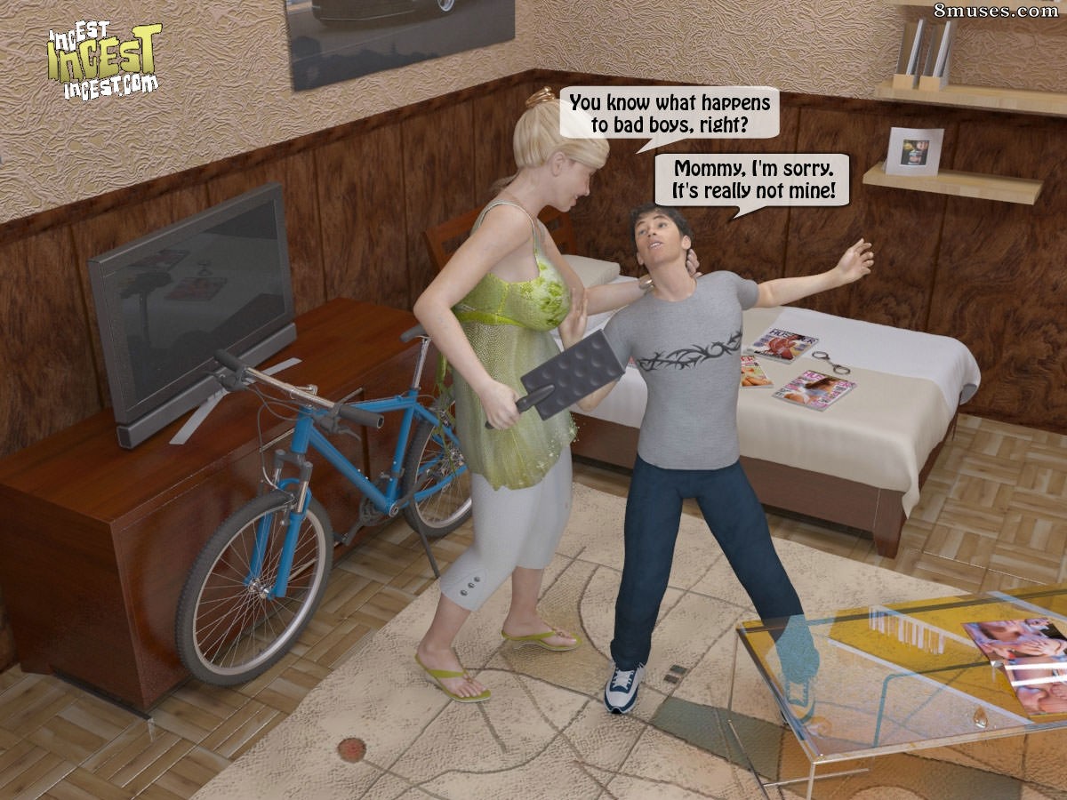 IncestIncestIncest.com Comics - A mamãe encontra as revistas dos filhos - Página 12