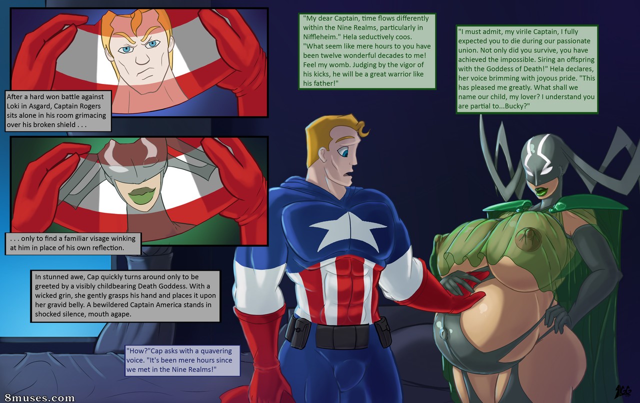 LurkerGG Comics - Caps Trial & Enchantress Embarrassment - Page 2