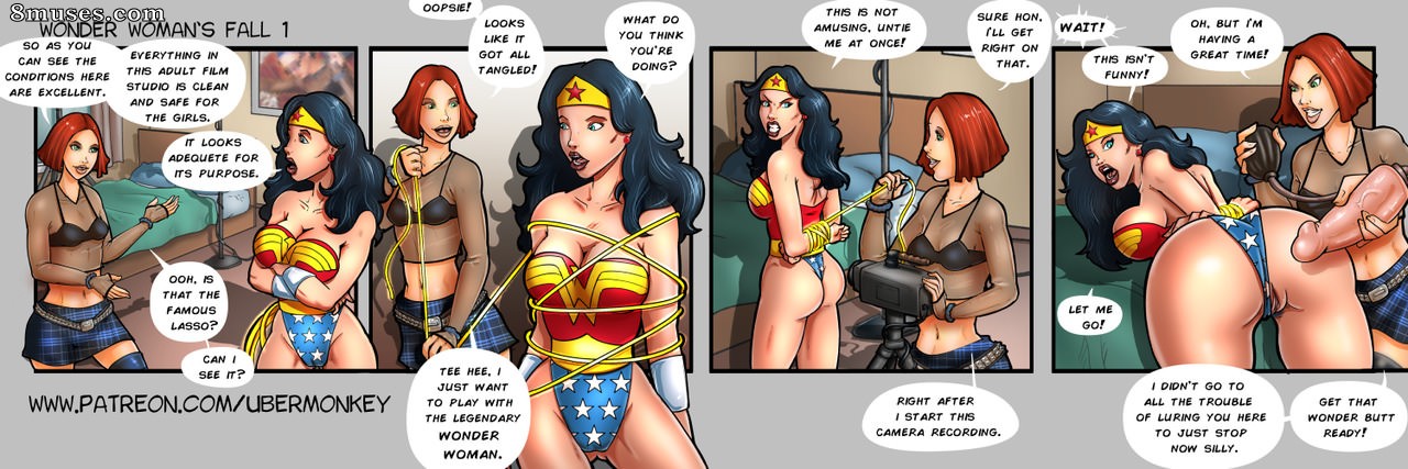 UberMonkey Comics - Queda da Mulher-Maravilha - Página 1