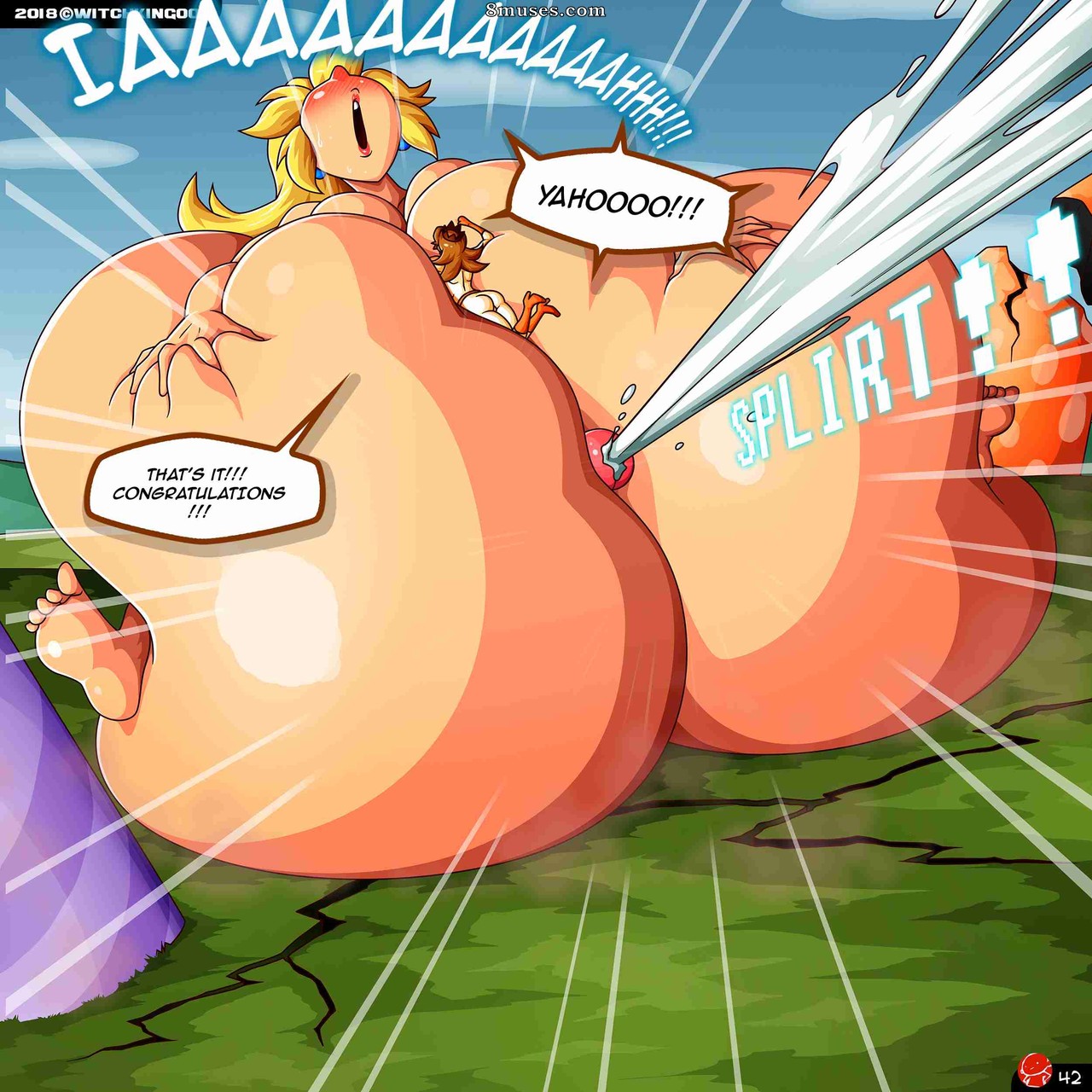 Witchking00 Comics - Aventura offroad de Peachs - Página 43