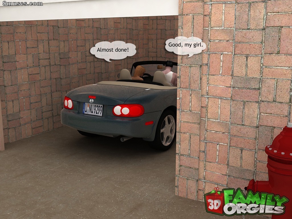 3DFamilyOrgies.com Comics - The daddy fuck a daughter in garage - Page 3
