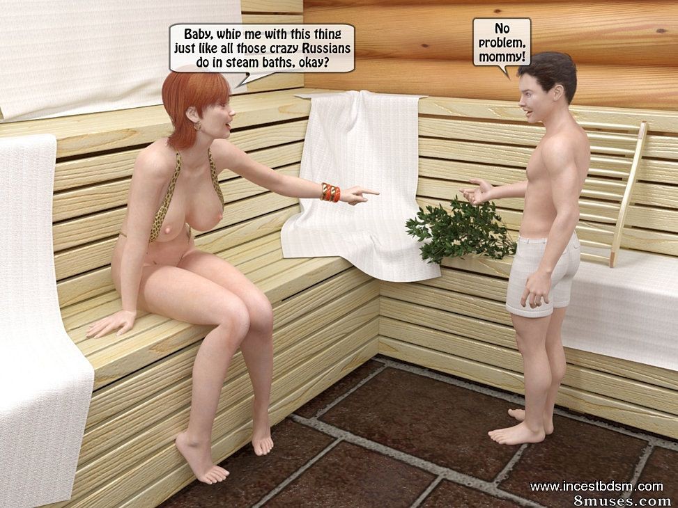 IncestBDSM.com Comics - Sexo incestuoso BDSM quente na sala de suor - Página 12