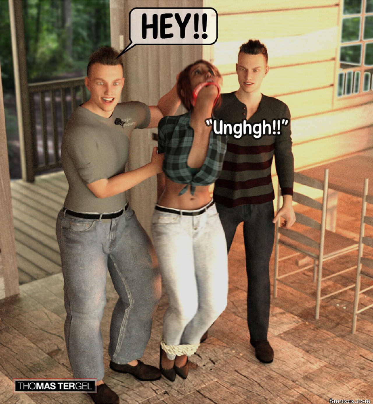 Secluded Cabin Abduction - Issue 1 - Page 2