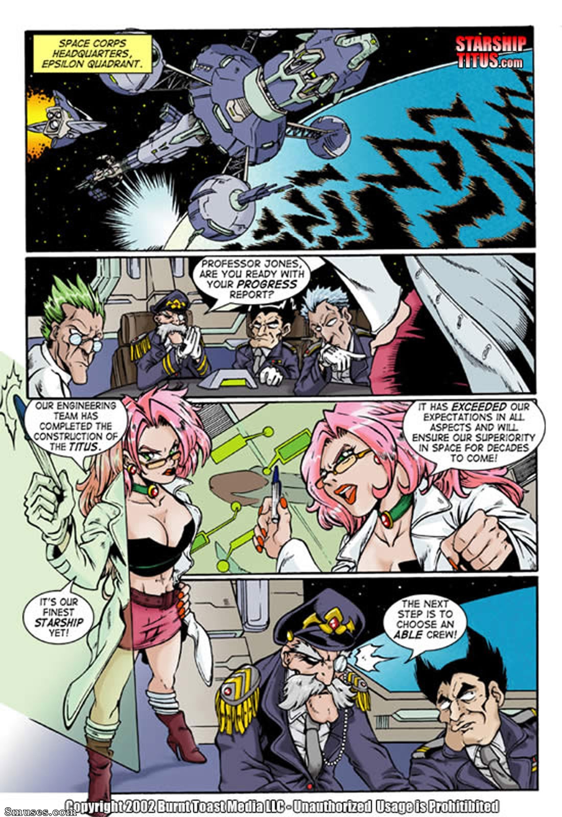Burnt Toast Media Comics - Nave estelar Titus 00 - Página 2