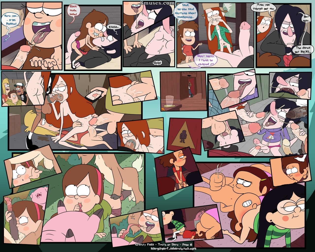 Blargsnarf Comics - Gravity Falls - Truth or Dare - Page 7
