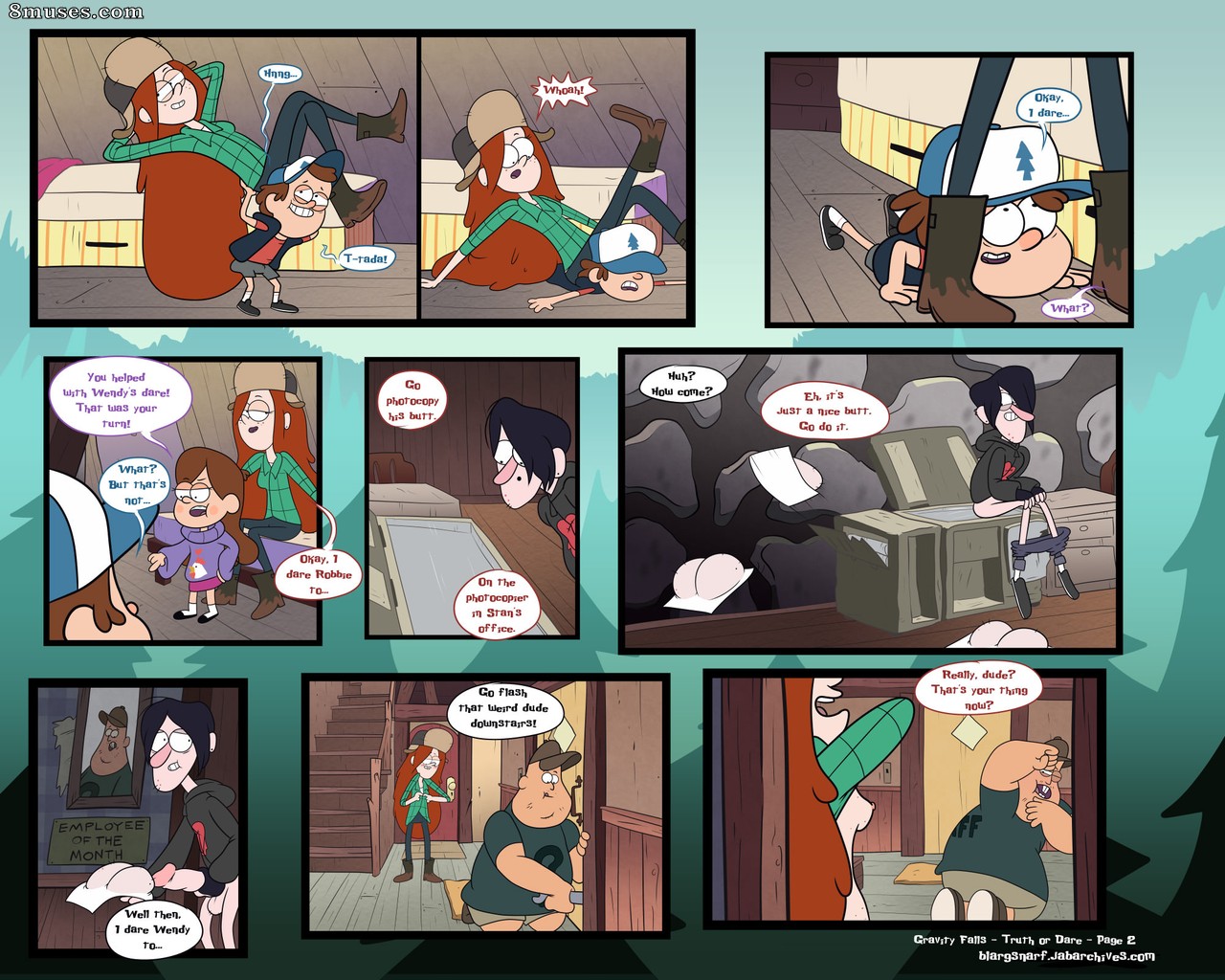 Blargsnarf Comics - Gravity Falls - Verdad o reto - Página 3