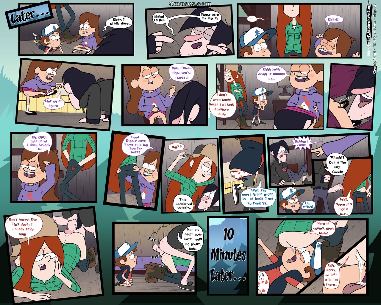 Blargsnarf Comics - Gravity Falls - Truth or Dare - Page 4