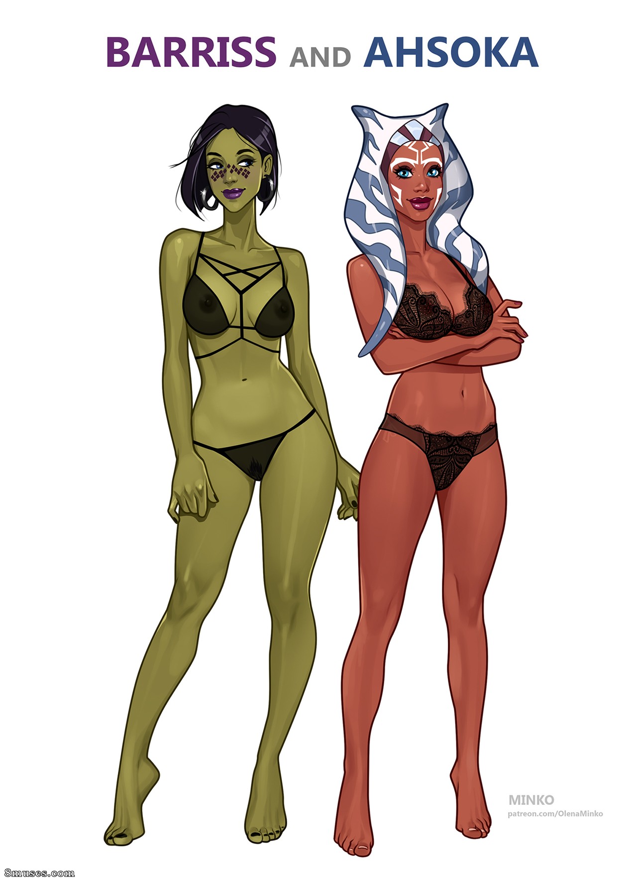 Olena Minko Comics - Barriss and Ahsoka - Page 12