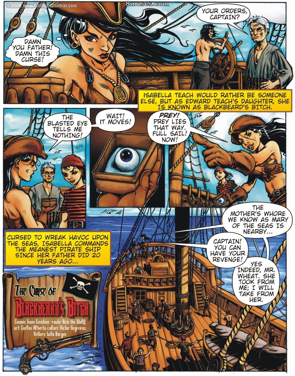 Catfight Central - BlackBeards Bitch 01 - Page 1