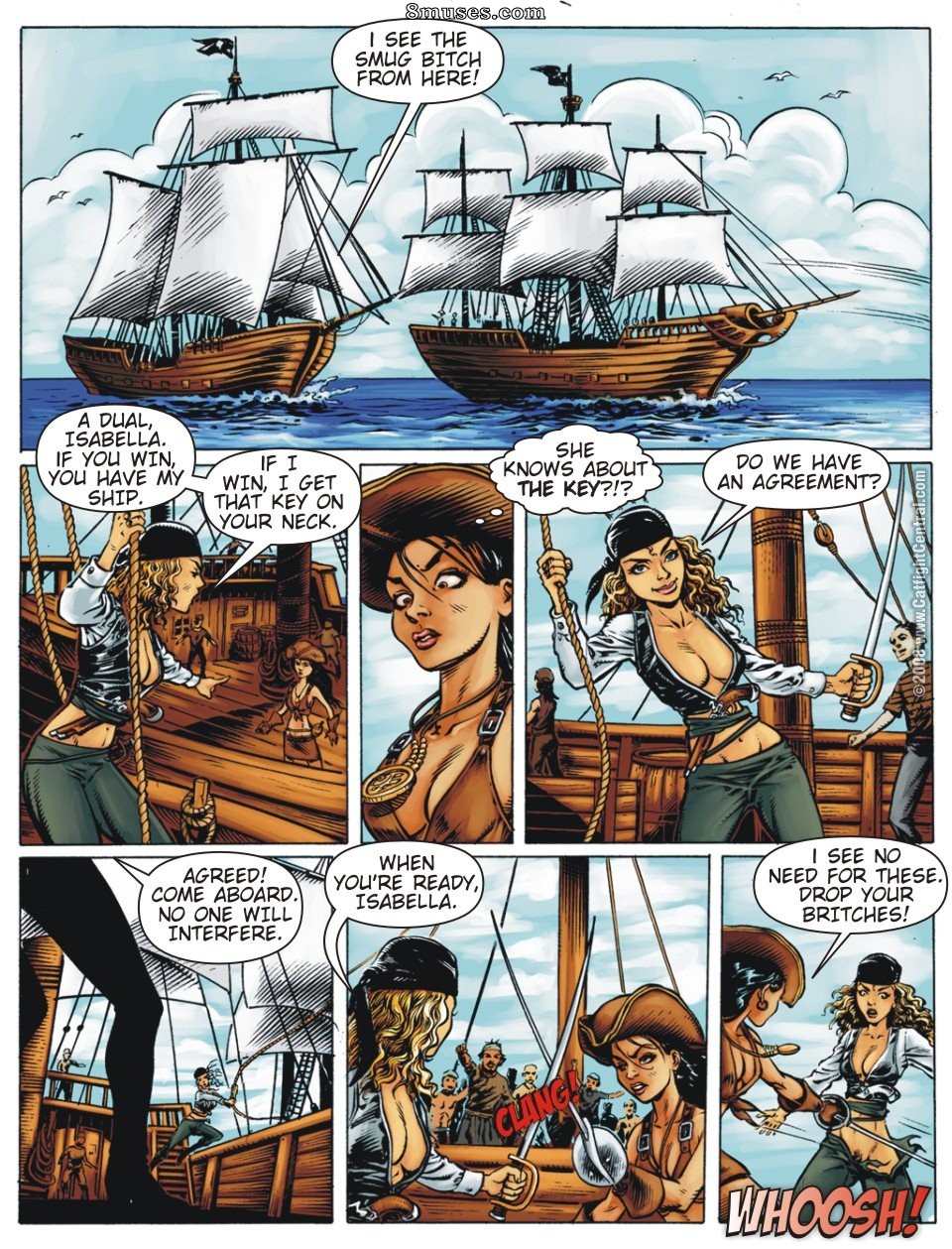 Catfight Central - BlackBeards Bitch 01 - Page 3