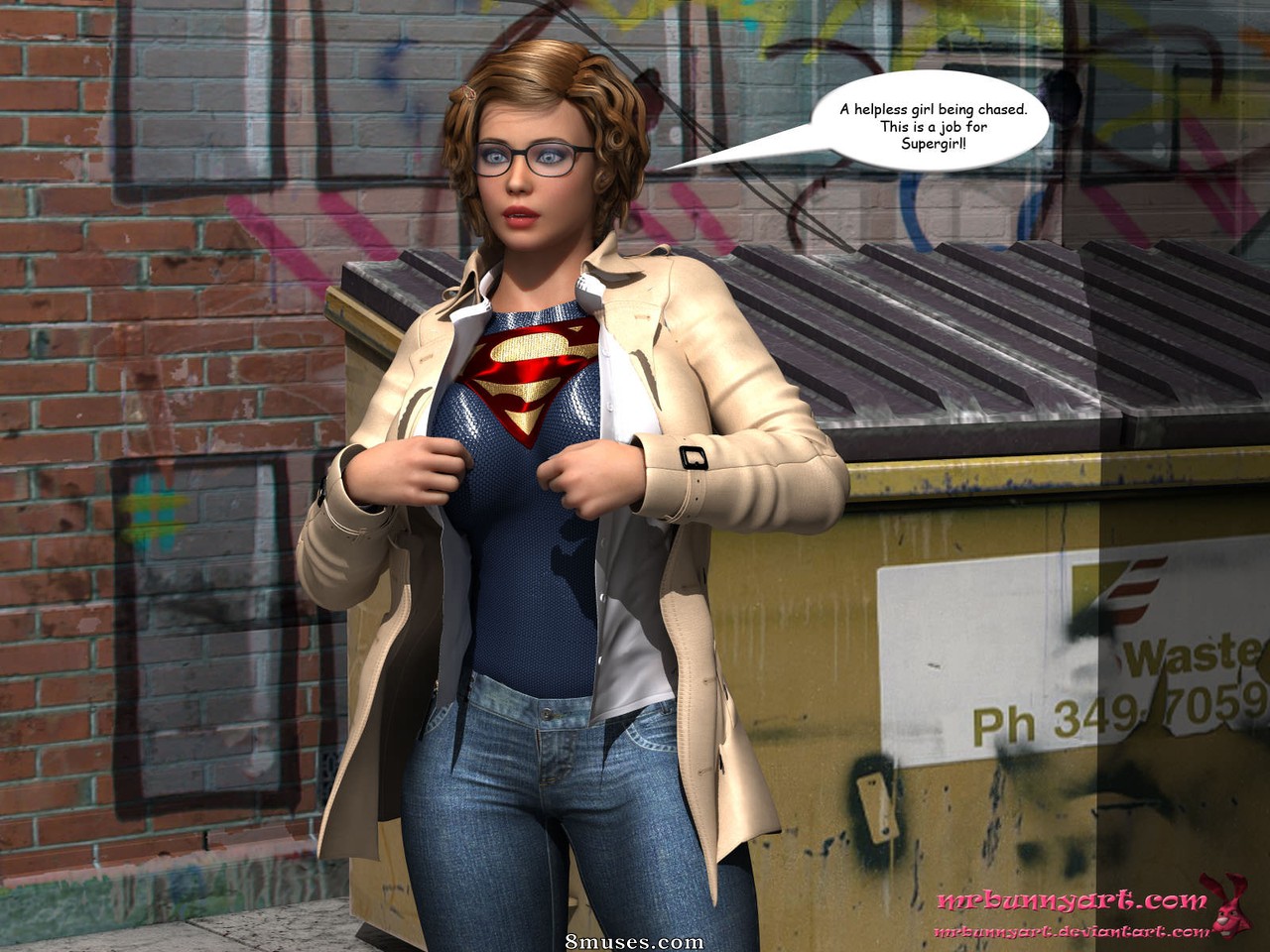 MrBunny Comics - Supergirl vs. Caín - Página 9