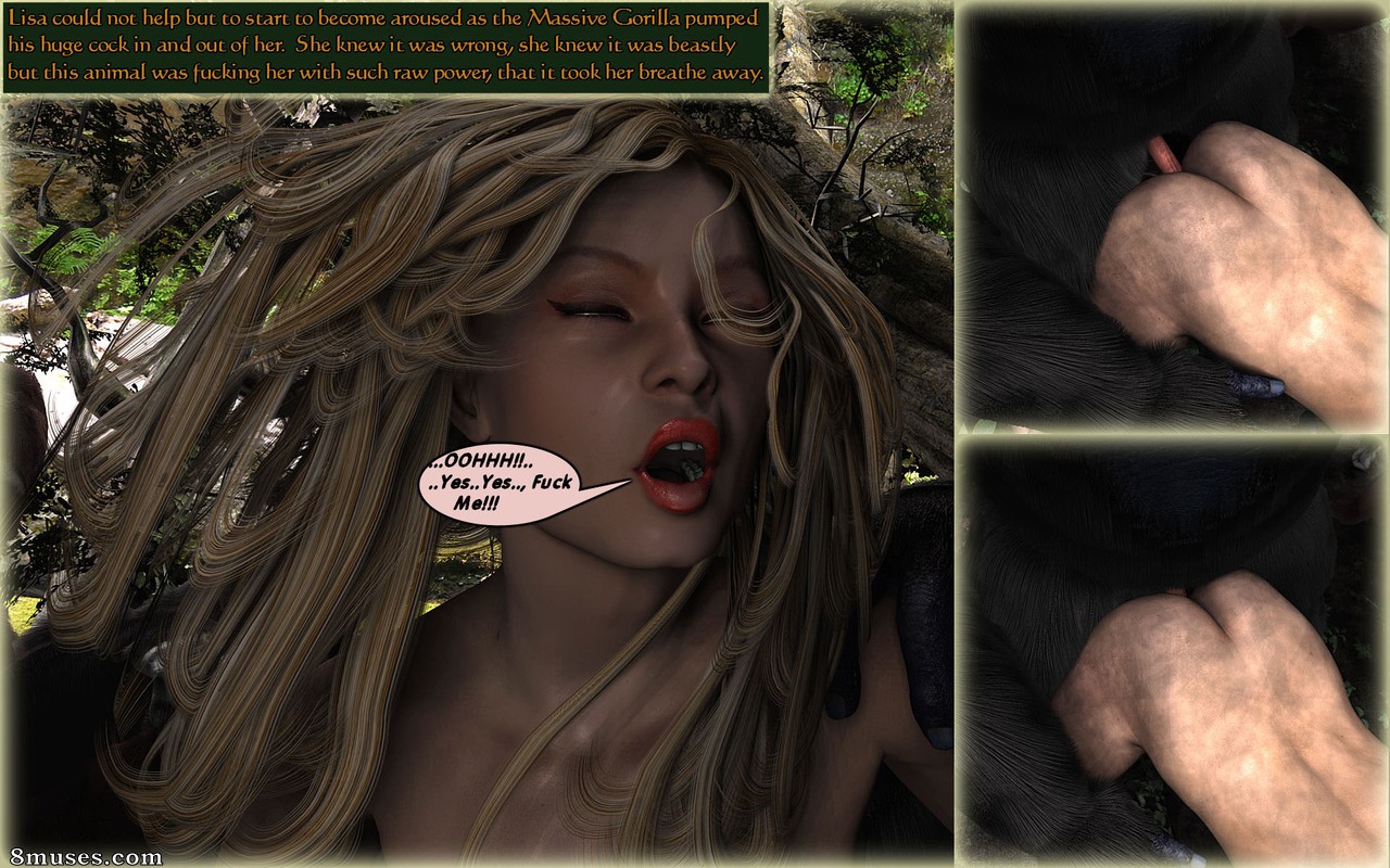 DarkSoul3D Comics - Lisa Cartwright - Gorilla's in the Mist - Page 28