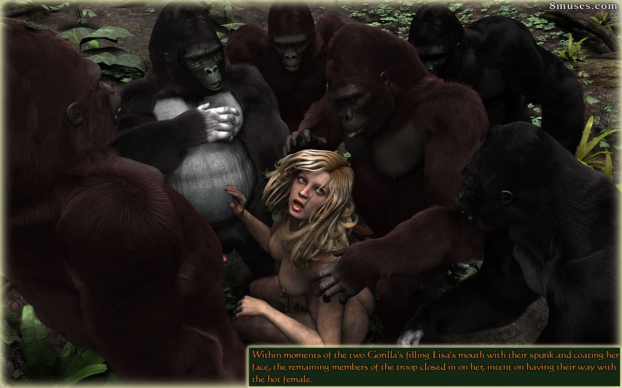DarkSoul3D Comics - Lisa Cartwright - Gorilla's in the Mist - Page 43