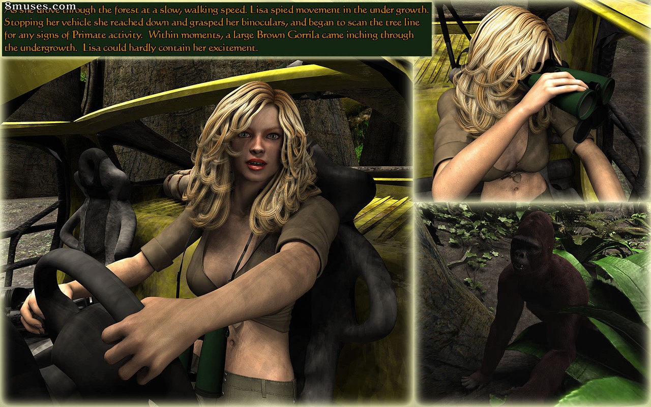 DarkSoul3D Comics - Lisa Cartwright - Gorilla's in the Mist - Page 3