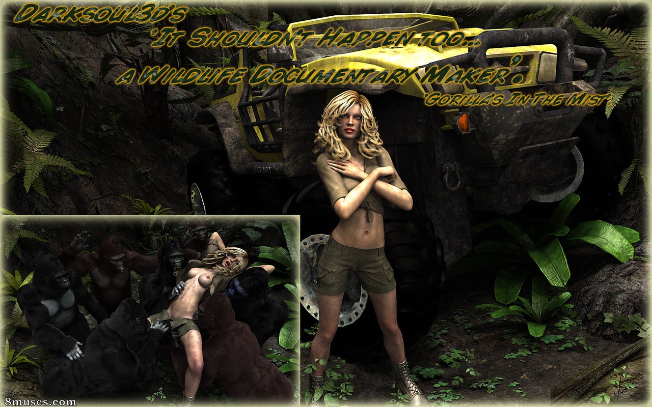 DarkSoul3D Comics - Lisa Cartwright - Gorilas na neblina - Página 1