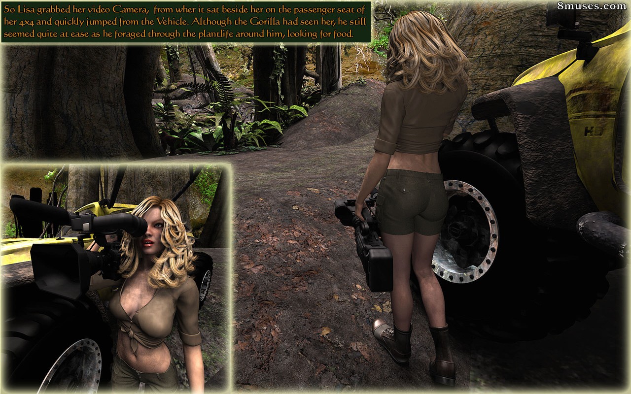DarkSoul3D Comics - Lisa Cartwright - Gorilas na neblina - Página 5