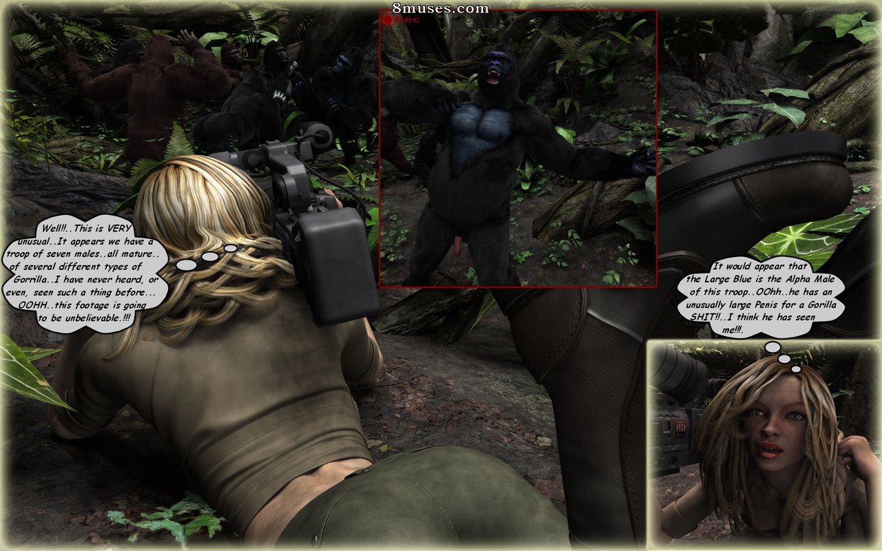 DarkSoul3D Comics - Lisa Cartwright - Gorilla's in the Mist - Page 9