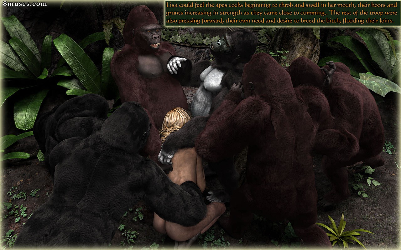 DarkSoul3D Comics - Lisa Cartwright - Gorilla's in the Mist - Page 40