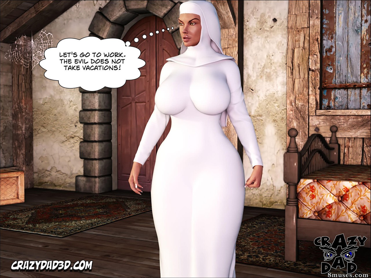 White Nun - The Shadow of Evil - Issue 1 - Page 9