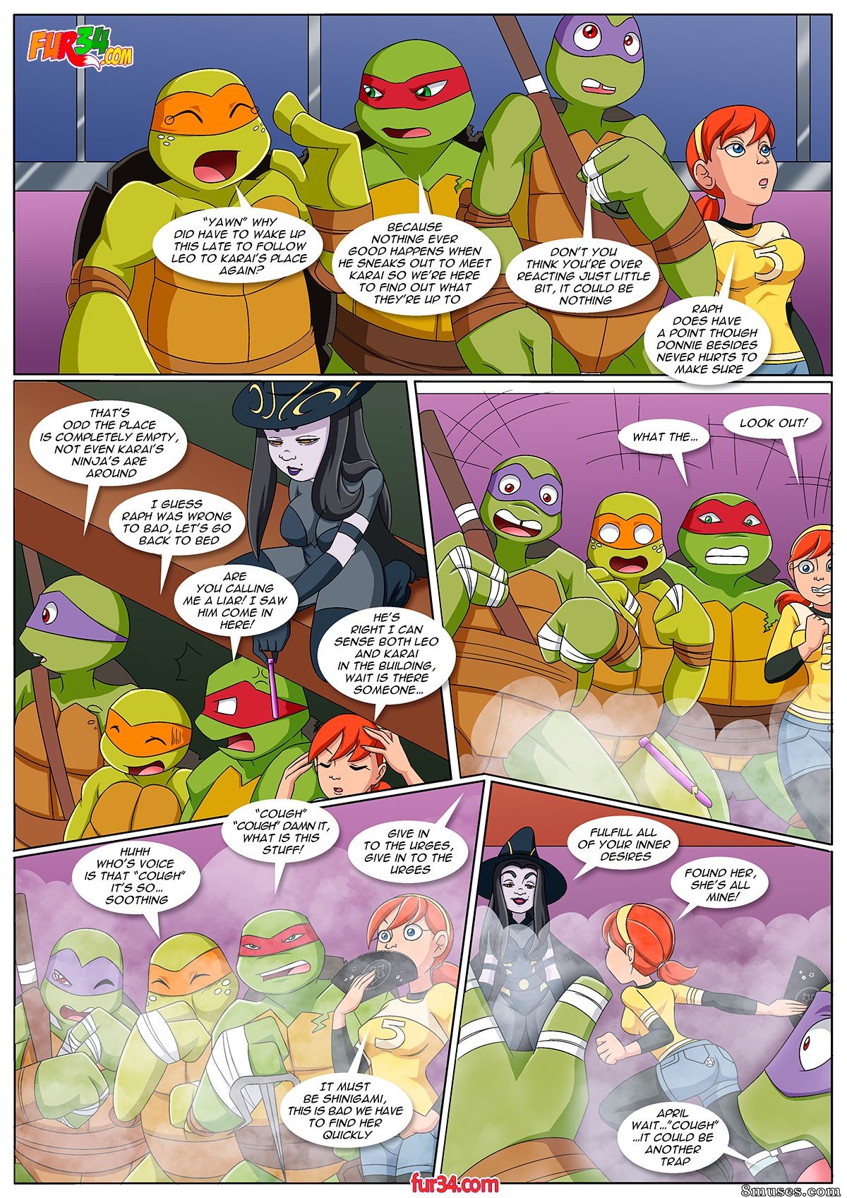 PalComix Comics - Teenage Horny Kunoichi Girls - Page 6