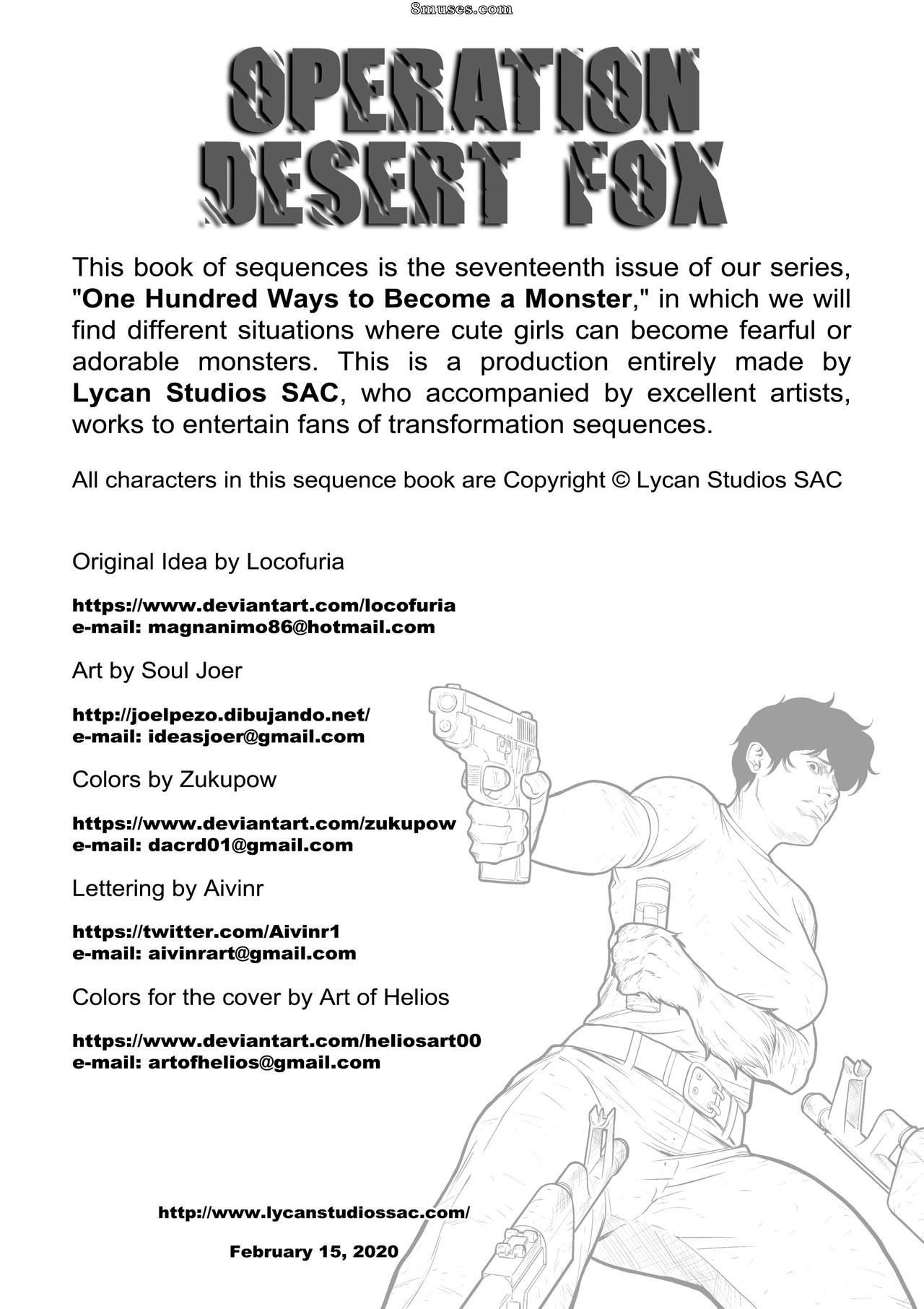 Locofuria Comics - 100 Ways to Become a Monster 17 - Operation Desert Fox - Page 3
