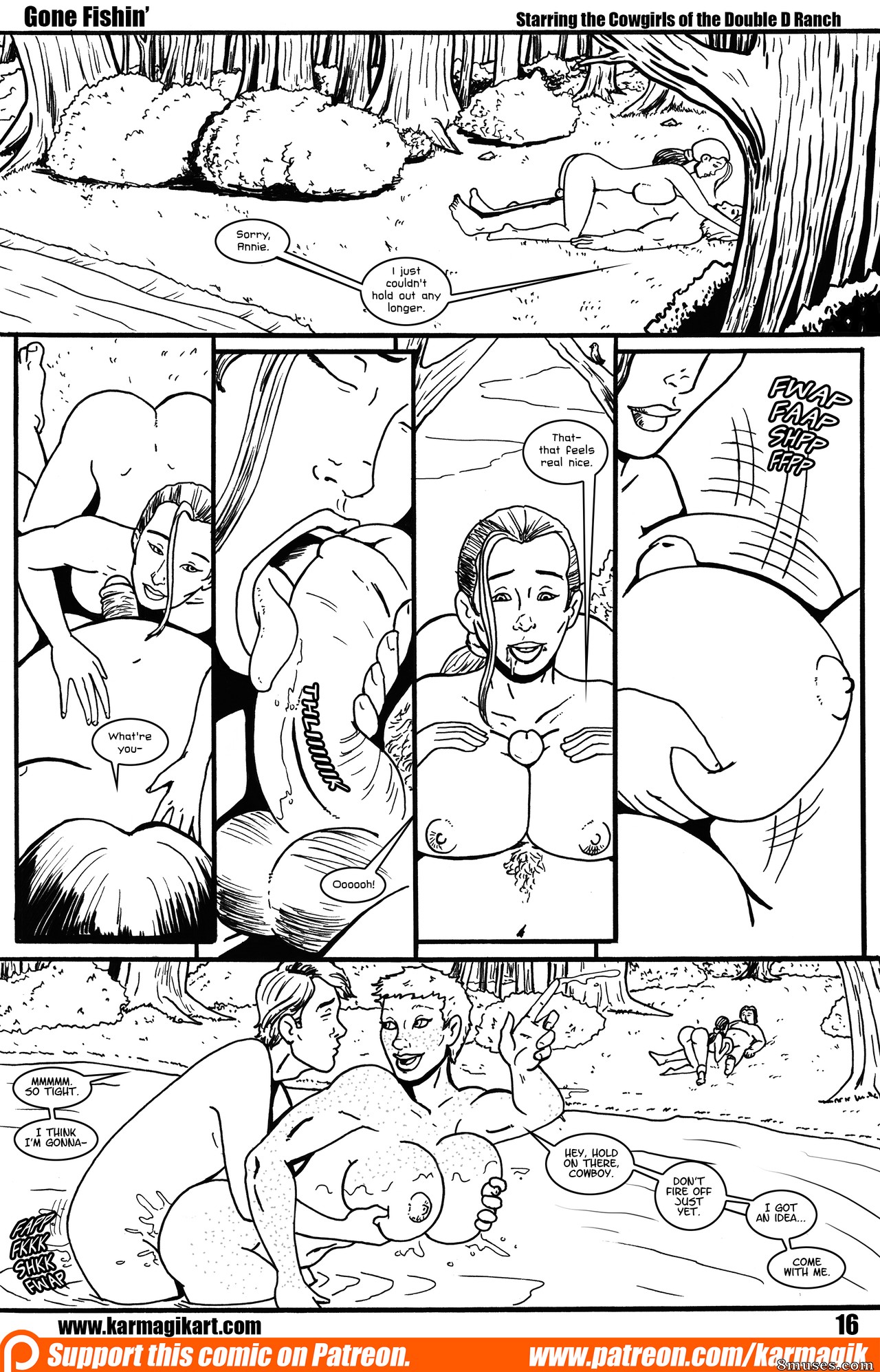 Issue 1 - Gone Fishin - Black and White - Page 18