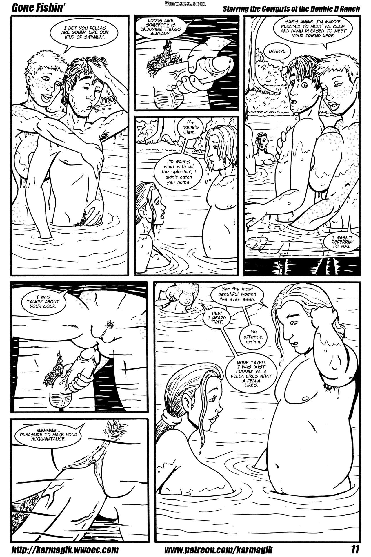 Issue 1 - Gone Fishin - Black and White - Page 13