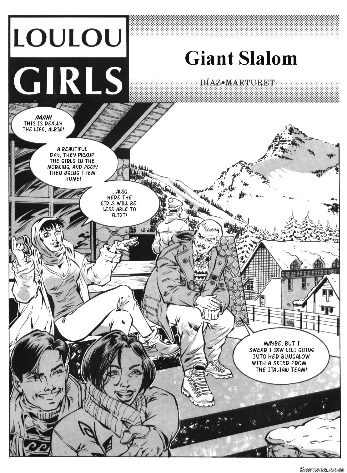 Diaz & Marturet - LouLou Girls - Giant Slalom - Page 1