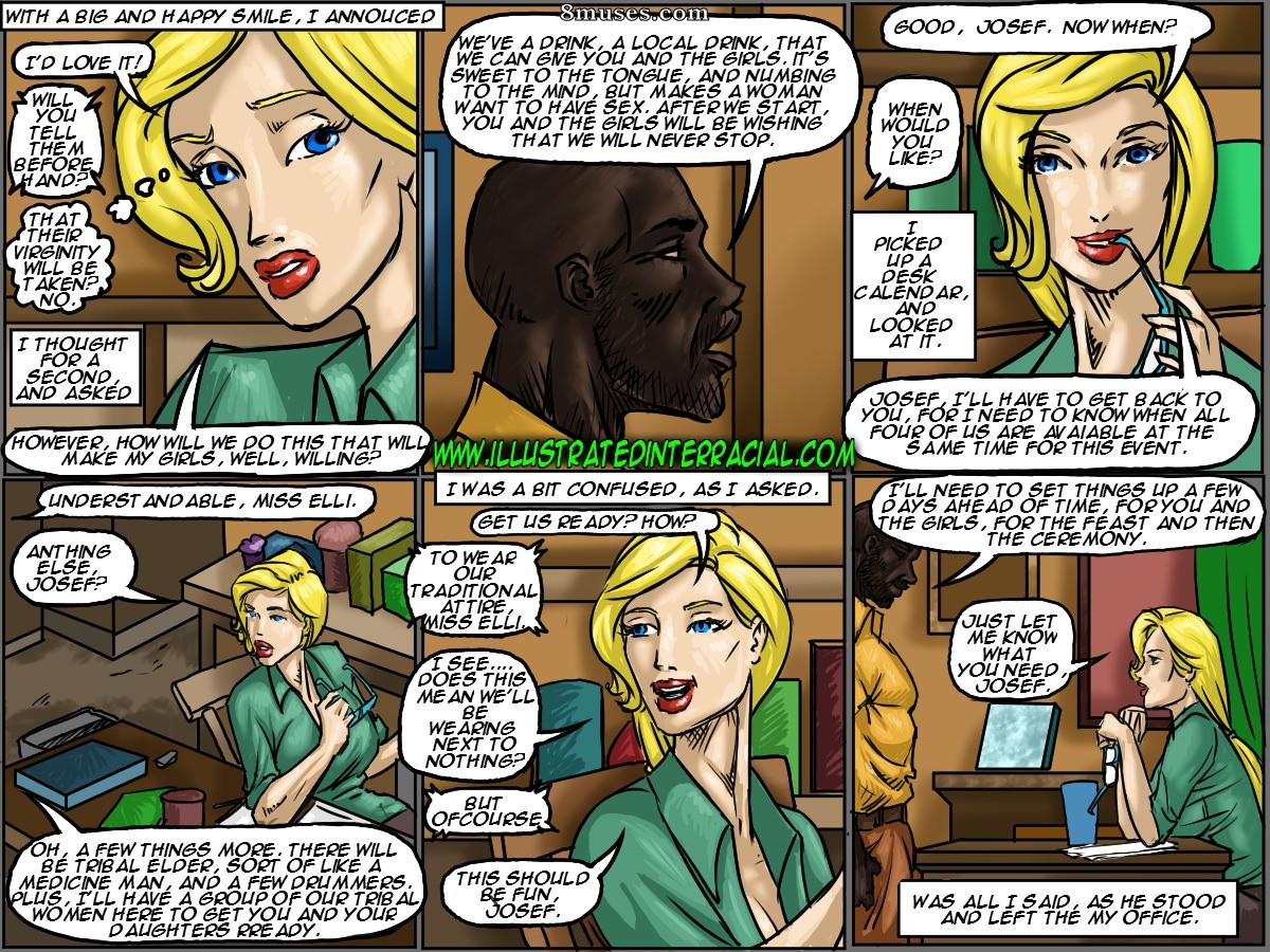 IllustratedInterracial.com Comics - Adoption of My Daughters & I into the Tribe - Page 14