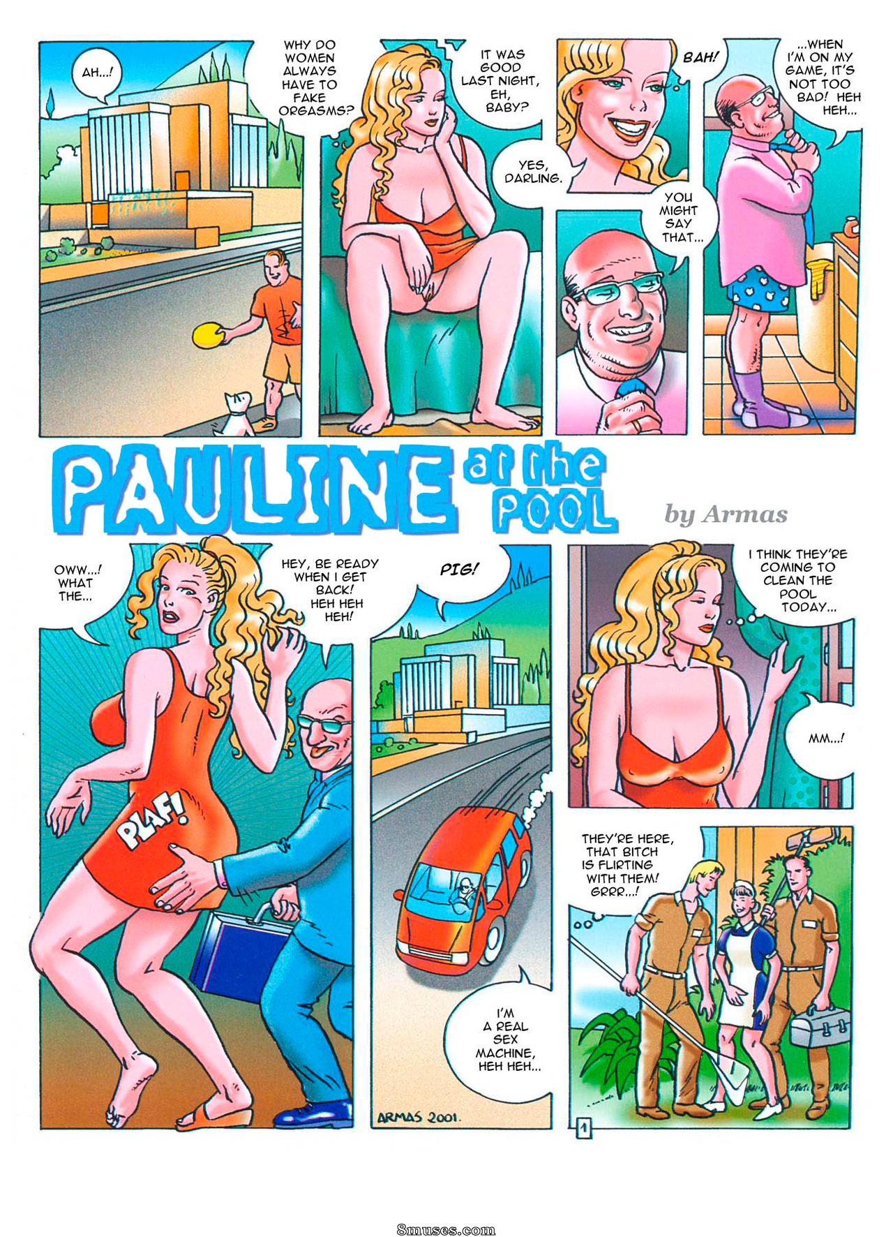 Classic Comics Collection - Pauline at the Pool - Page 1
