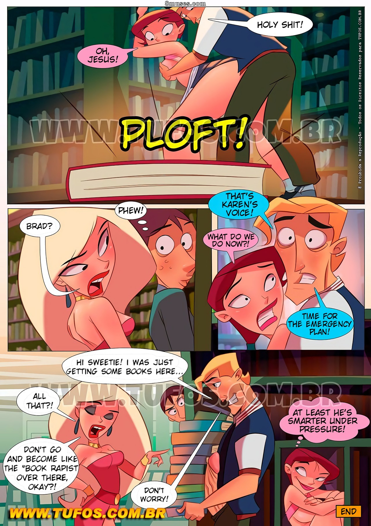 Galera da Facul - English - Issue 4 - Lust in the library - Page 13