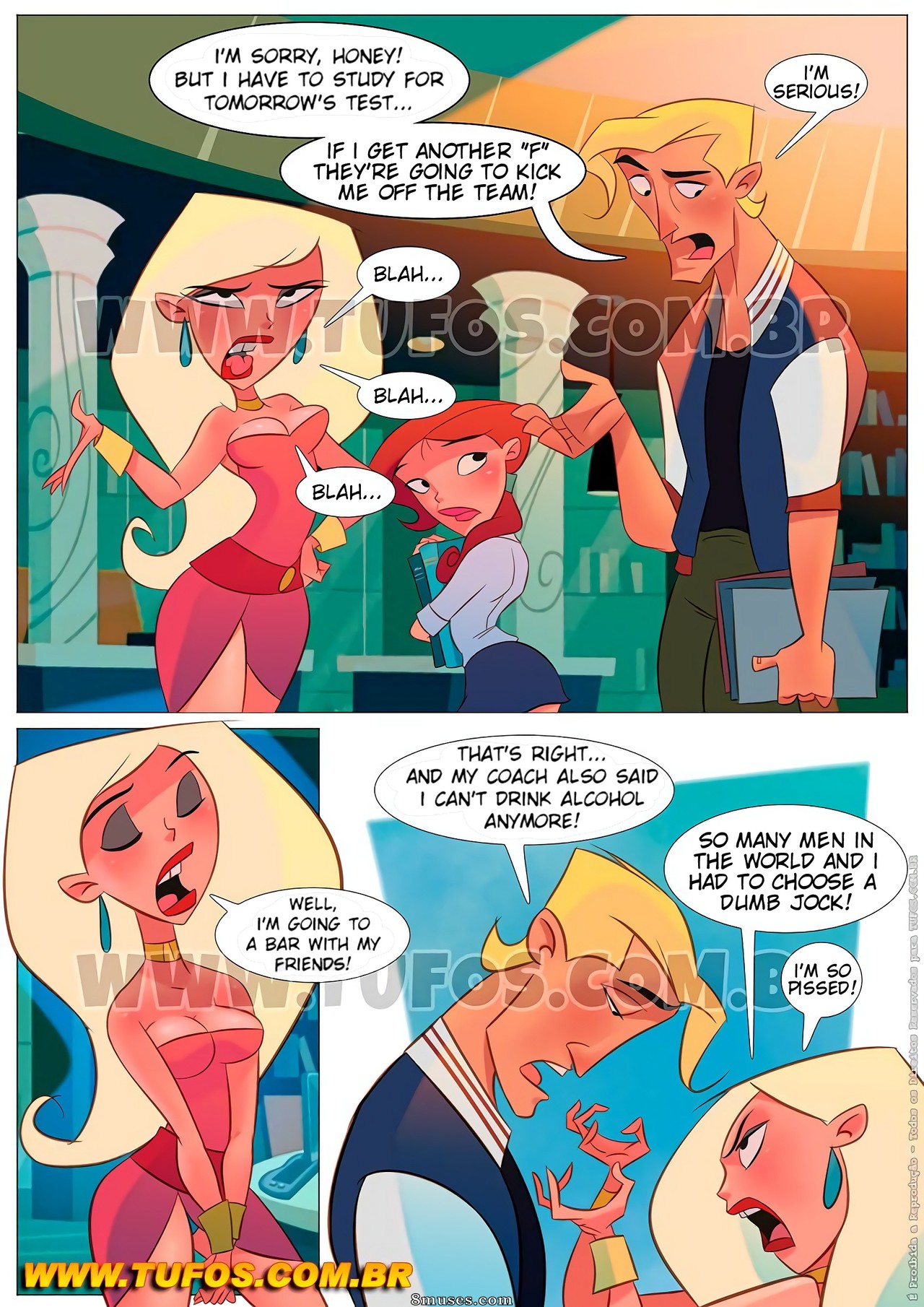 Galera da Facul - English - Issue 4 - Lust in the library - Page 2