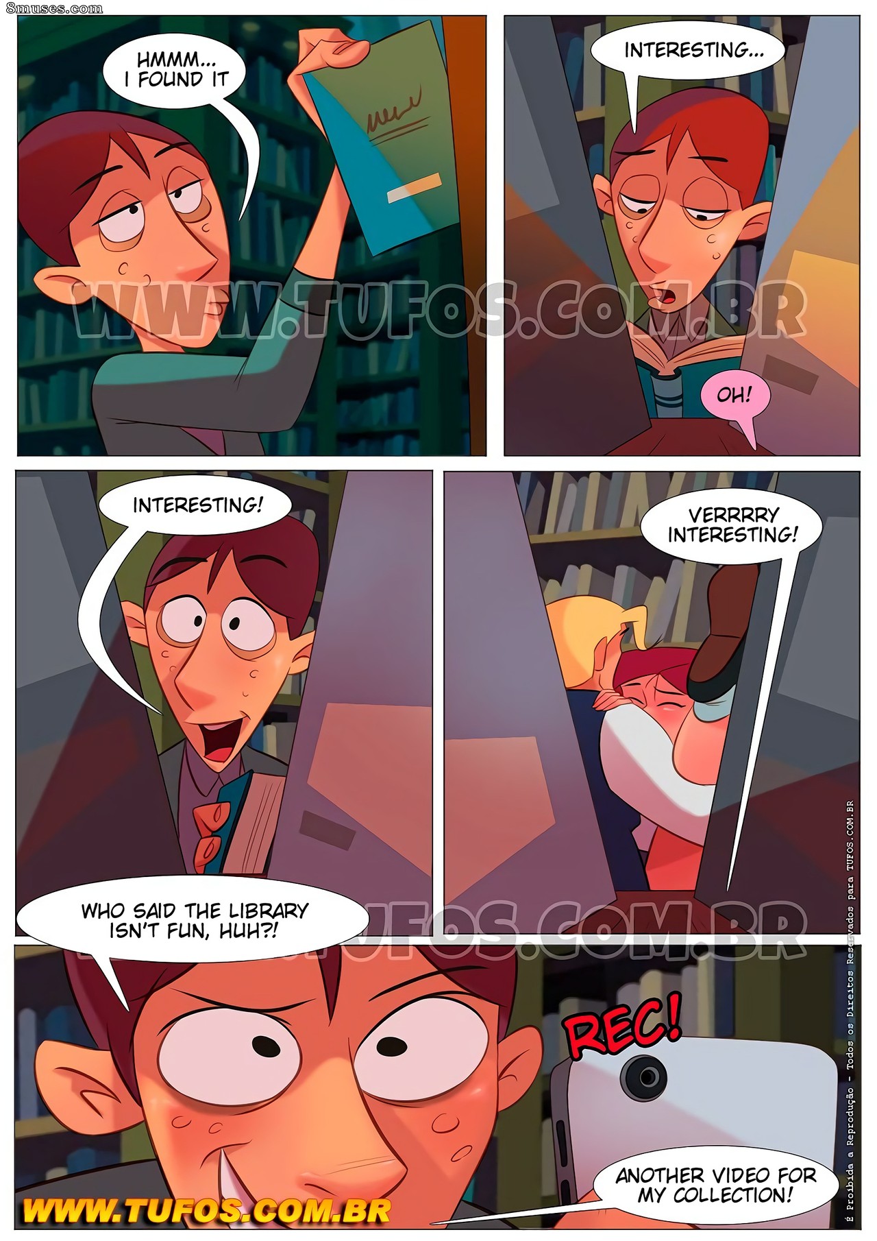 Galera da Facul - English - Issue 4 - Lust in the library - Page 9