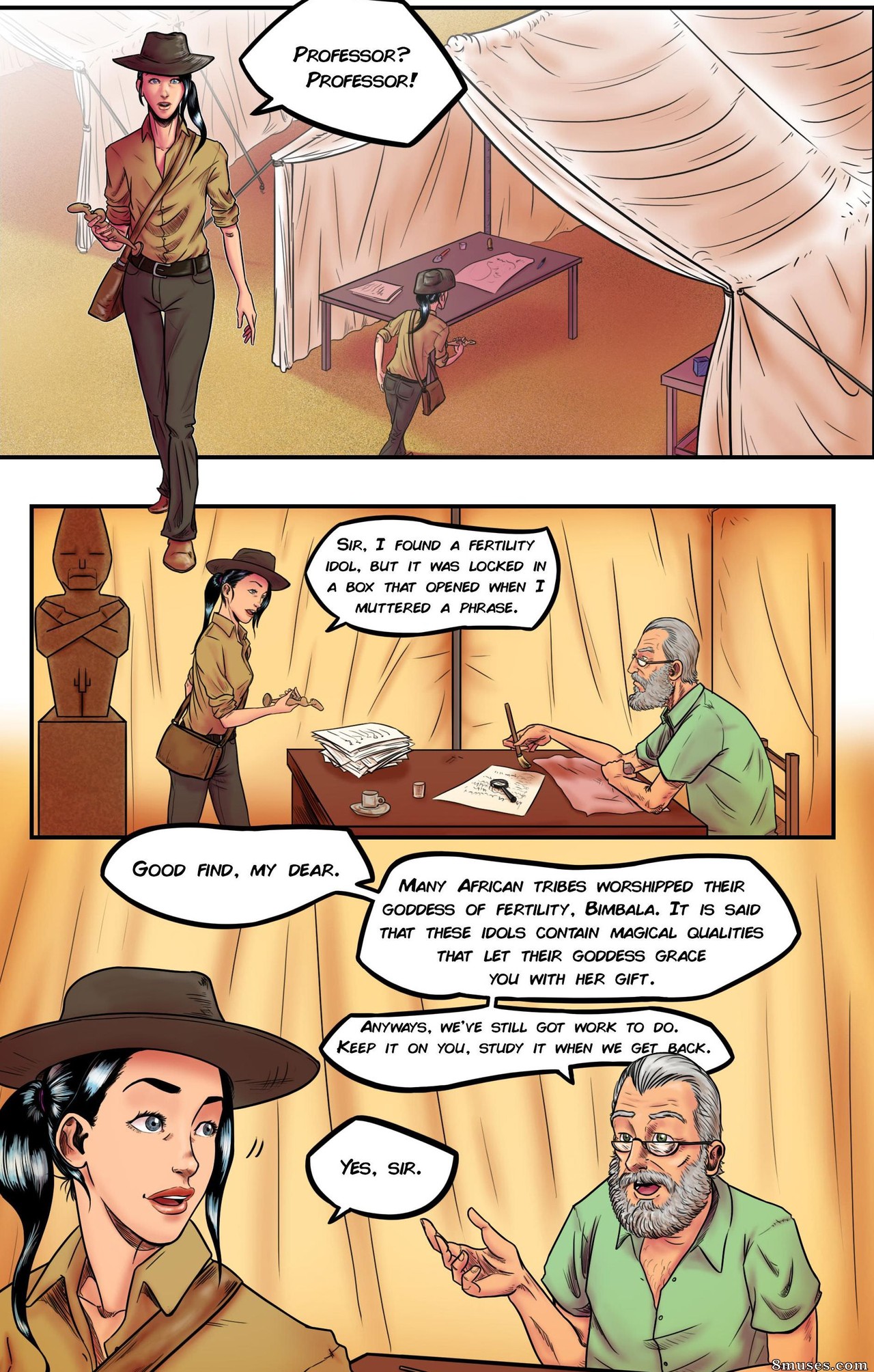 Bimbo Story Club Comics - Statue of Bimbala - Page 5