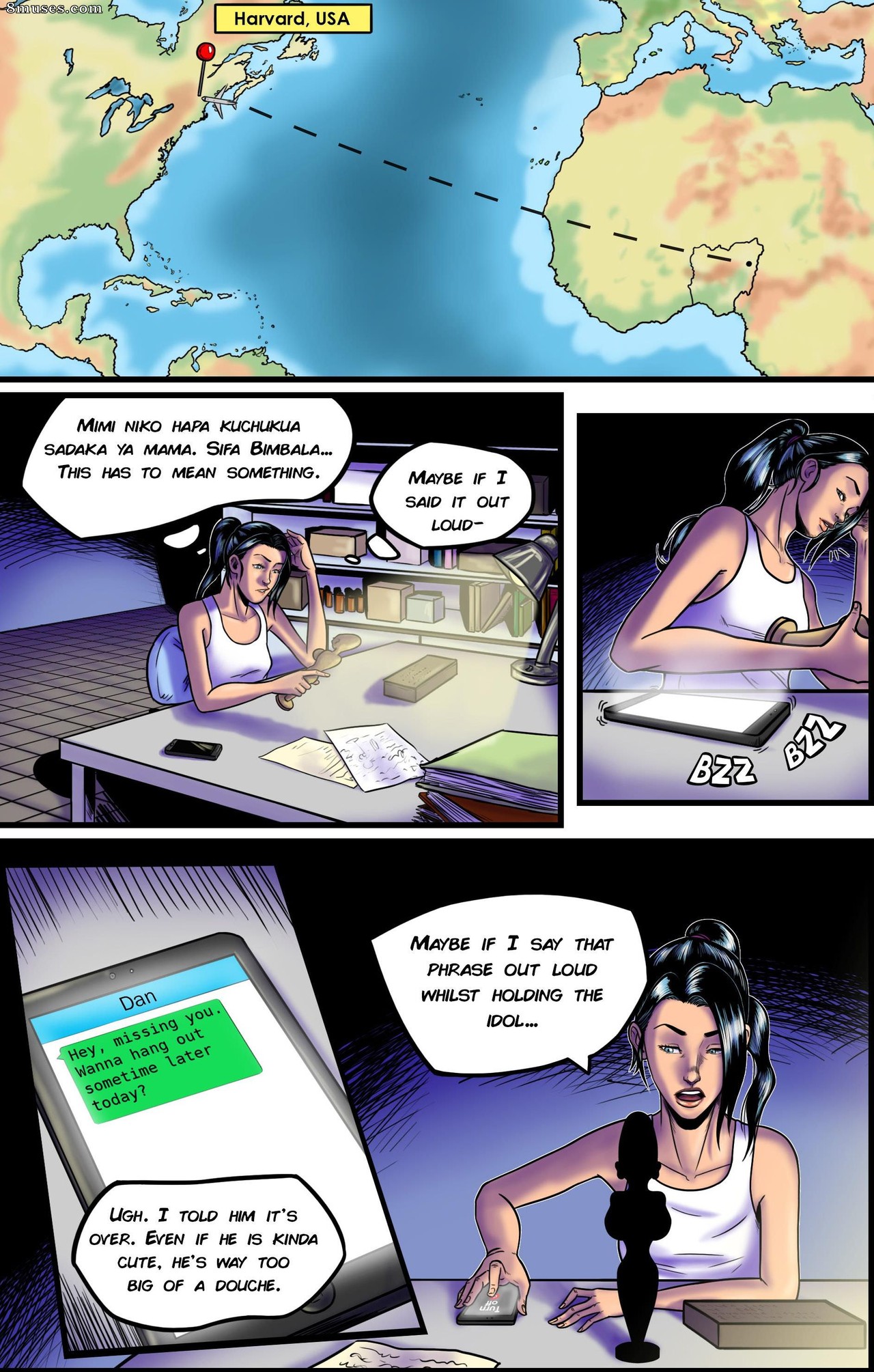 Bimbo Story Club Comics - Statue of Bimbala - Page 6