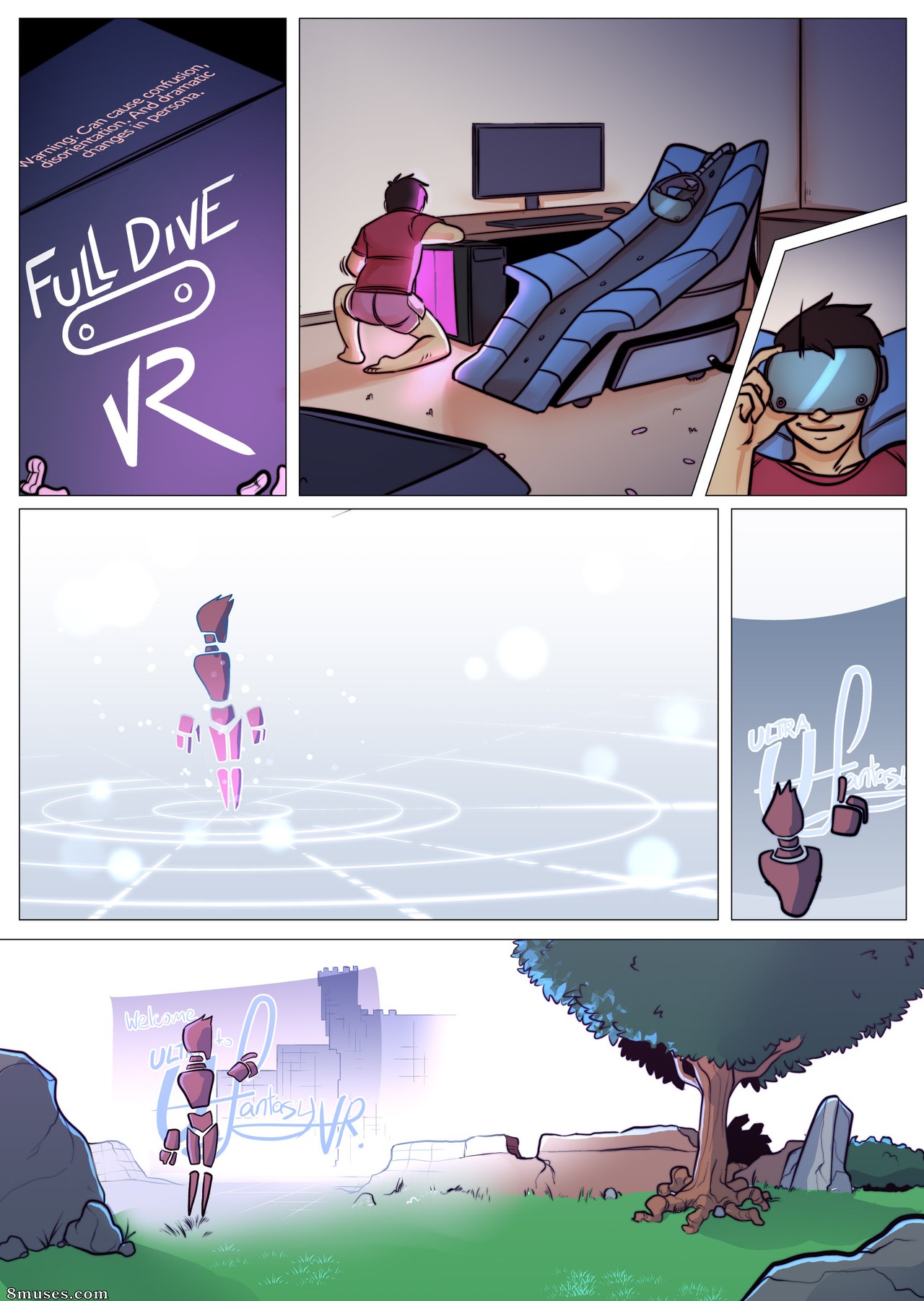 NotZackForWork Comics - Tales from Bay City - Virtually Different - Page 2