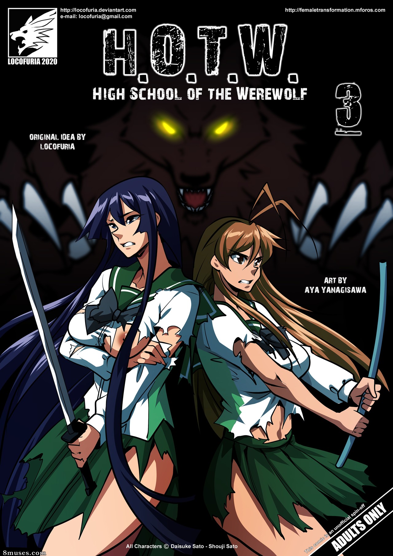 High School of the Werewolf - Issue 3 - Page 1