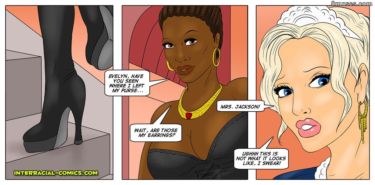 Interracial-Comics - Evelyn em apuros - Página 6